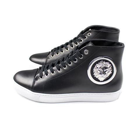 versace versus sneaker herren|Versace zipped high top sneakers.